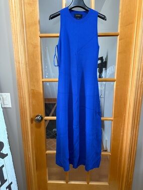 Banana Republic Electric Blue Sleeveless Maxi Dress
